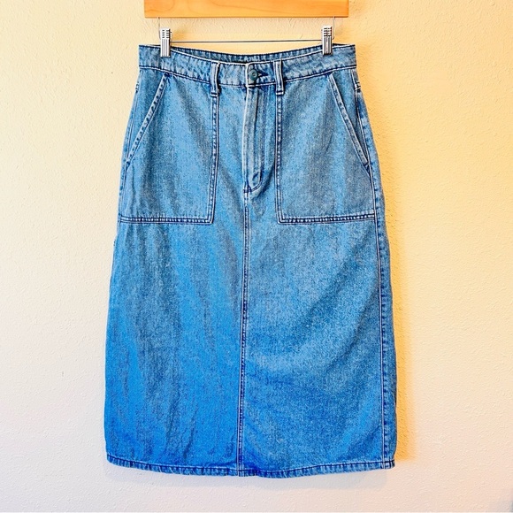 VANS Union Denim Carpenter Skirt 27 - Picture 6 of 14